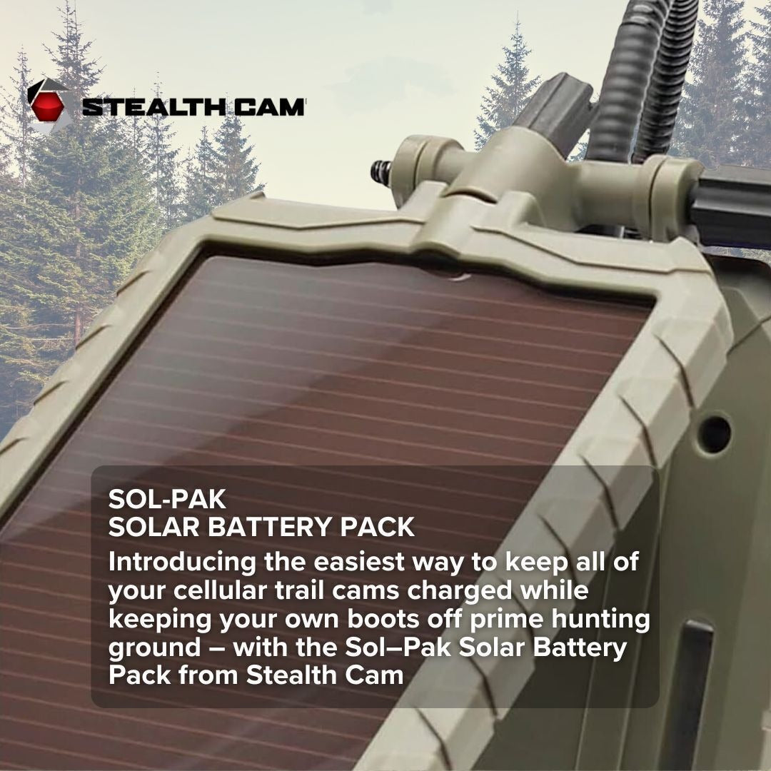 Stealth Cam Sol-Pak 12V Solar Battery (10 Pack) Bundle with Memory Card Reader