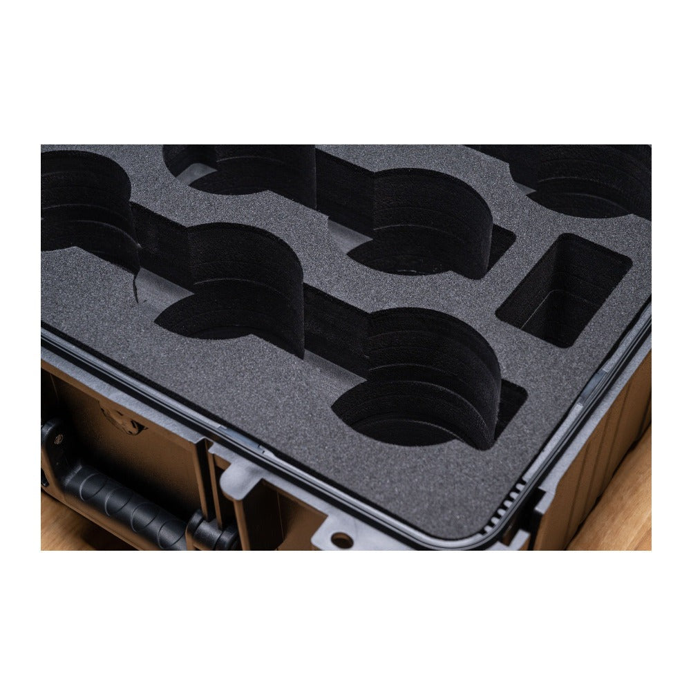 NiSi AUREUS Prime Cinema Lens Hardshell Case with 8 AUREUS Lens Capacity and Rugged Design (Black)