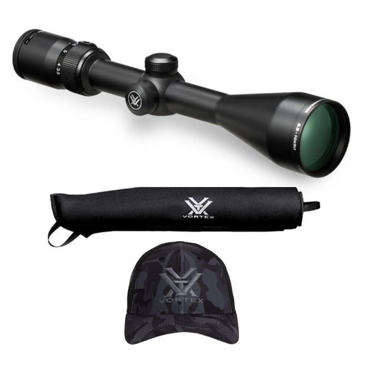 Vortex Diamondback 3.5-10x50 Riflescope with Dead-Hold Reticle and Case Bundle