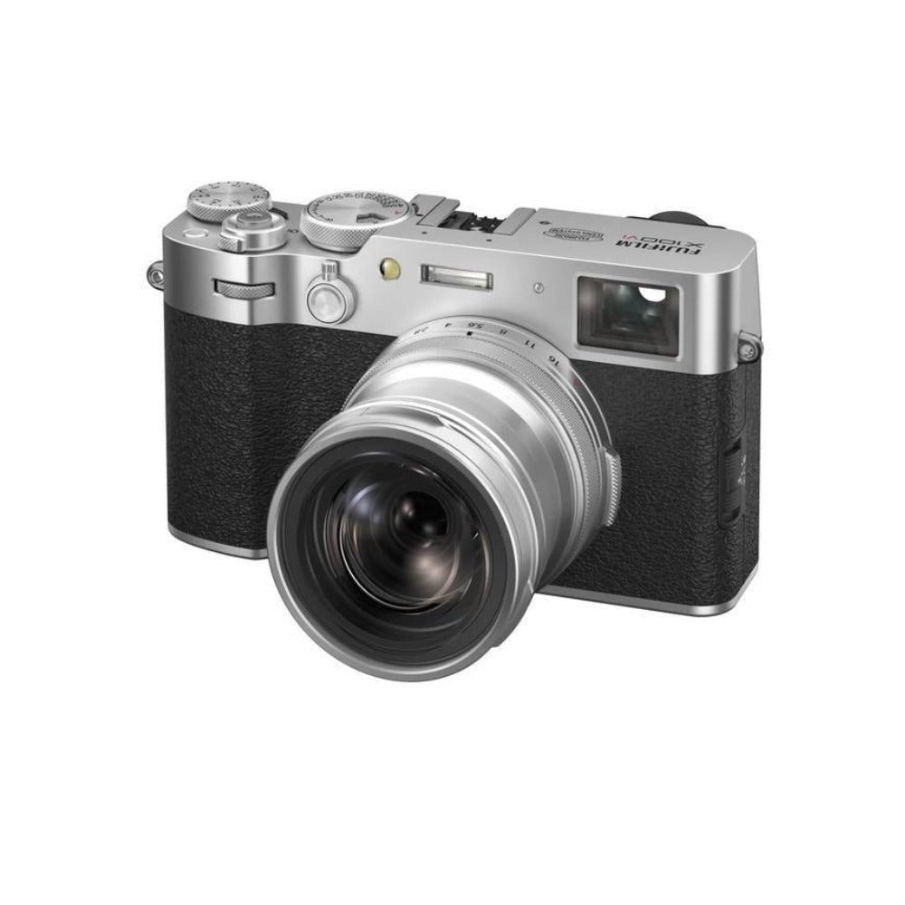 Fujifilm X100VI Mirrorless Digital Camera with 23mm f/2 Fixed Lens (Silver)