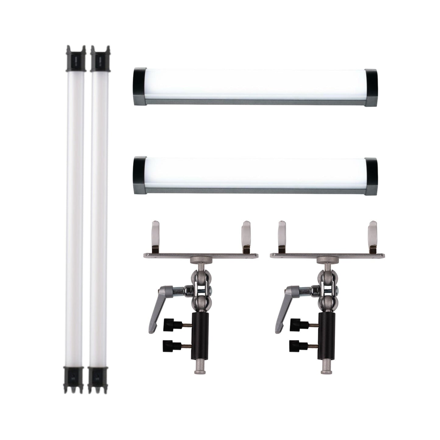 Nanlite PavoTube II 2' 15C RGB LED Tube Light (2-Light Kit) Bundle