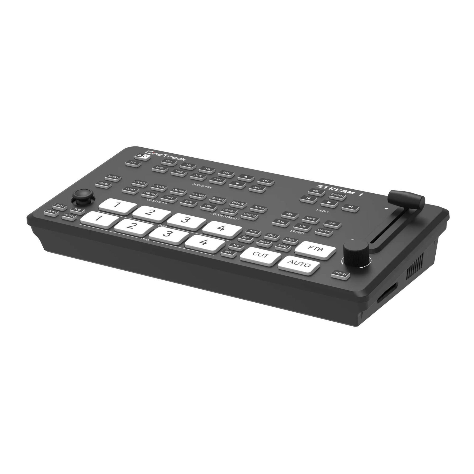 CineTreak STREAM 1 Video Switcher - 4 HDMI Inputs, PTZ Camera Control