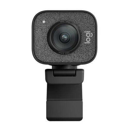 Logitech StreamCam Plus Webcam with Tripod (Graphite) and Webcam Stand with Selfie Ring Light