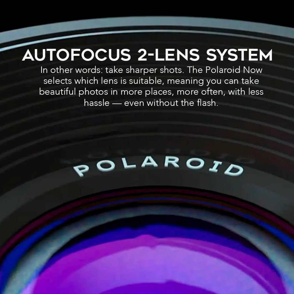 Polaroid Now Generation 2 I-Type Instant Camera with Autofocus 2-Lens (Basquiat Edition) Bundle