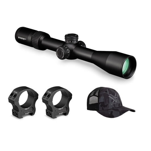 Vortex 4-16x44 Diamondback Riflescope (EBR-2C MRAD Reticle) Accessory Bundle