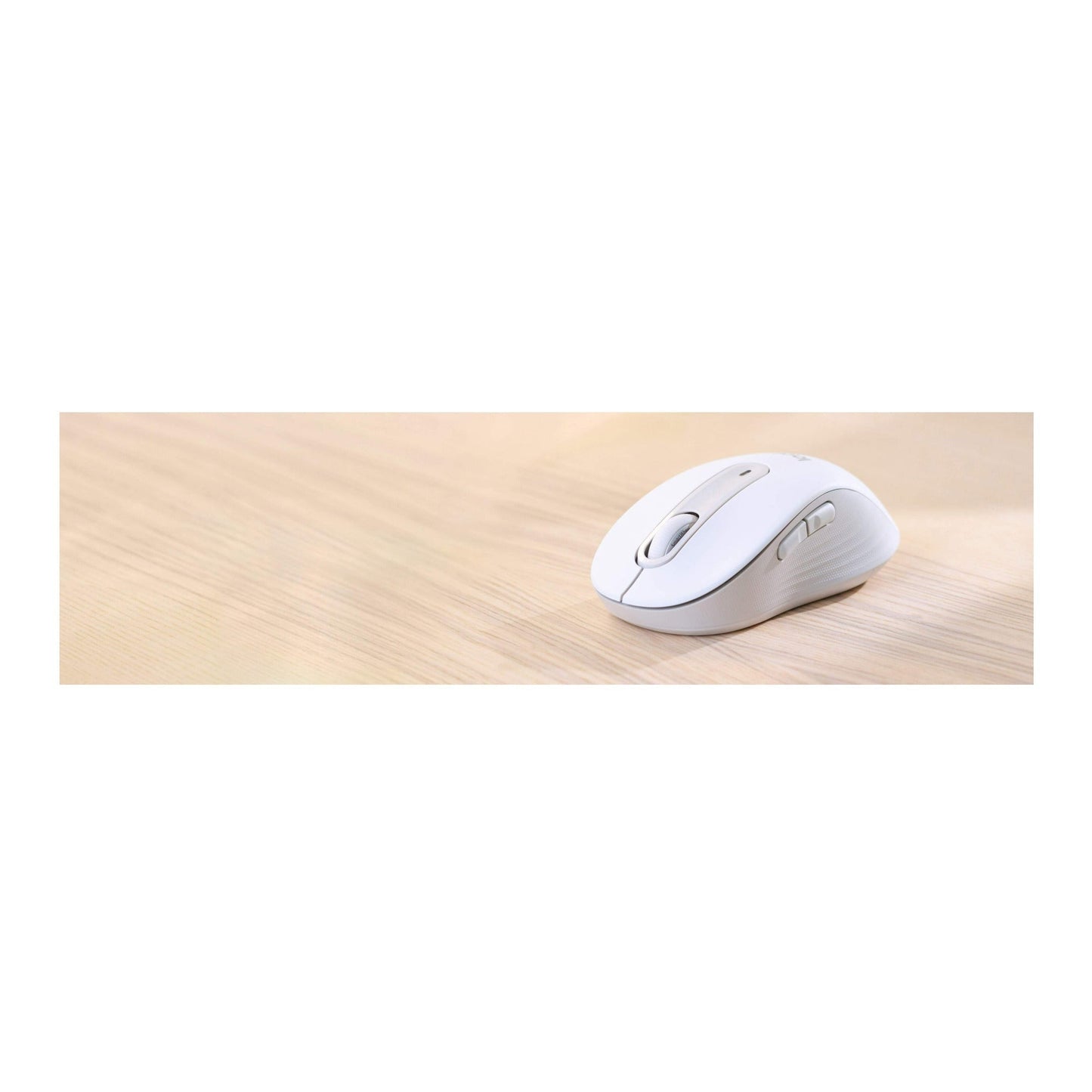 Logitech Signature M650 Wireless Mouse with Smartwheel Scrolling and Quiet Clicks (Off-White)