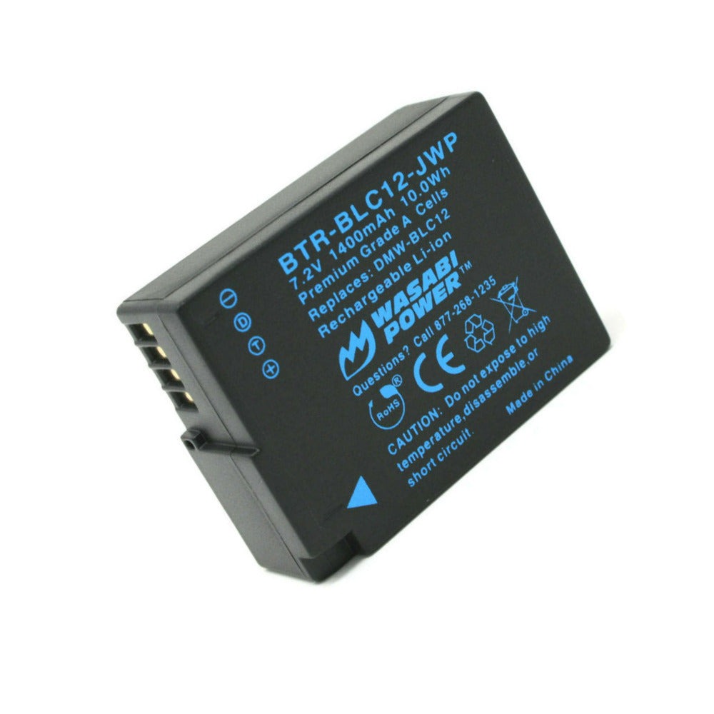Wasabi Power Battery with Premium Grade A Cells for Panasonic DMW-BLC12 Battery
