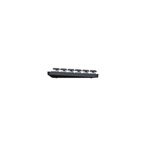 Logitech MX Mechanical Mini Tactile Keyboard (Graphite) with Wireless Mouse (Black) and Palm Rest