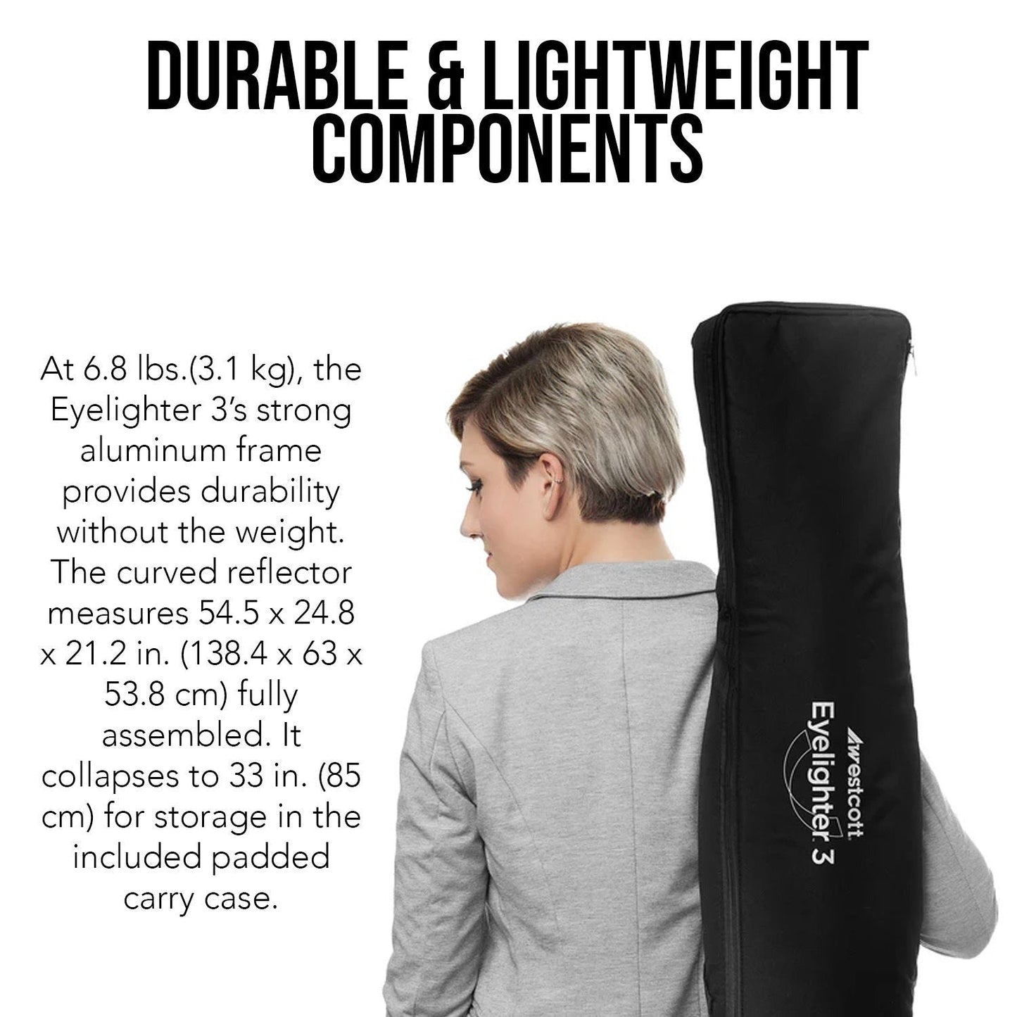 Westcott Eyelighter 3 and Air Cushioned Heavy Duty Light Stand Bundle