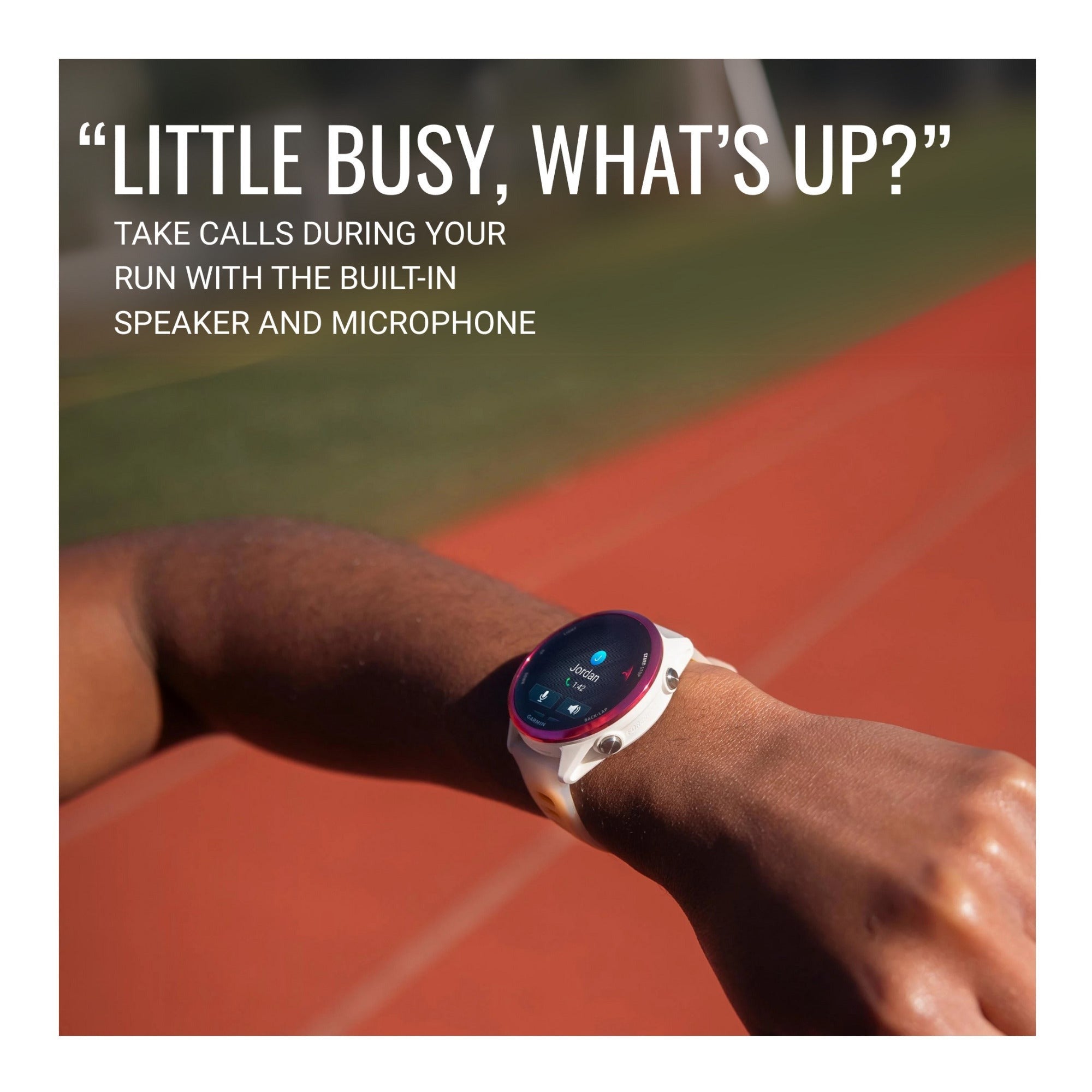 Garmin Forerunner 570 42mm GPS Running Smartwatch (Cloud Blue/Whitestone) Bundle