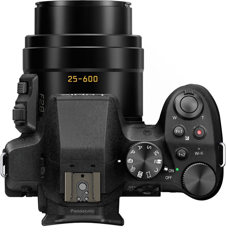 Panasonic LUMIX FZ300 Digital Camera, 4K, 24x f/2.8 Zoom (Black) (Certified Refurbished)