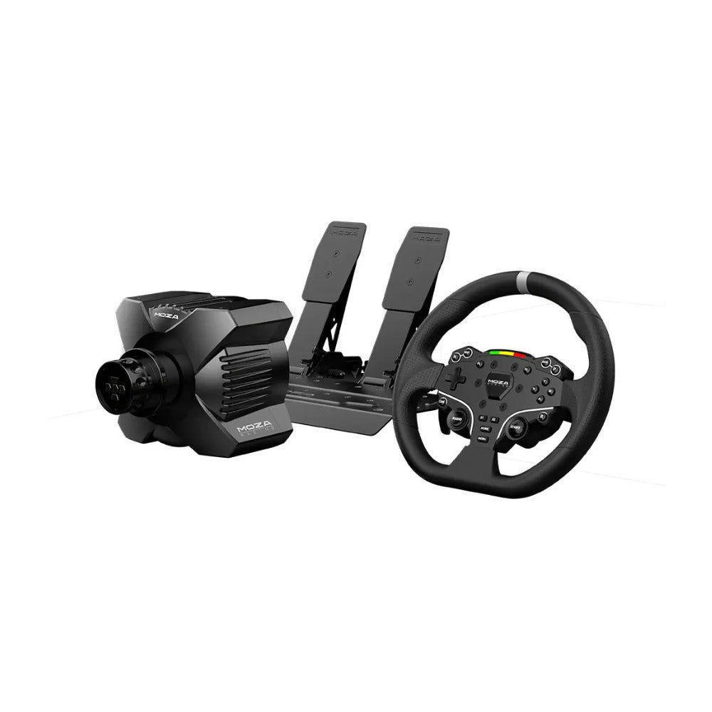 Moza R3 Direct Drive Racing Wheel Controller and Pedal Bundle for PC