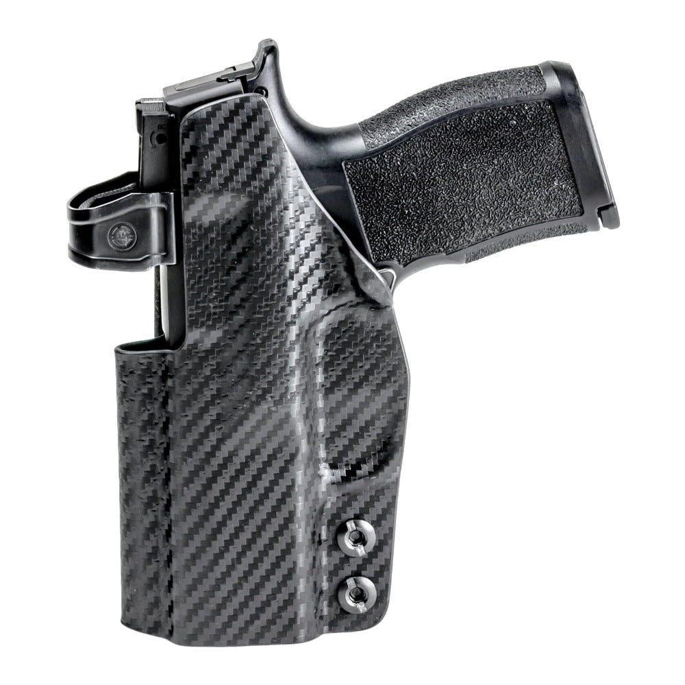 Rounded Holster Fits: Glock 19 19X 23 32 45 (G1-5) Holster Carbon Fiber