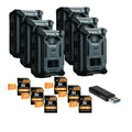Spypoint Force 40MP 4K Trail Camera (6 Pack) Bundle with Accessories
