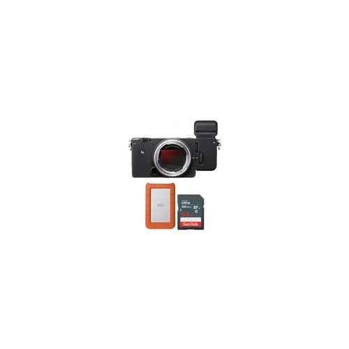 Sigma fp L Digital Camera with Electronic Viewfinder EVF-11 with External Hard Drive and Memory Card