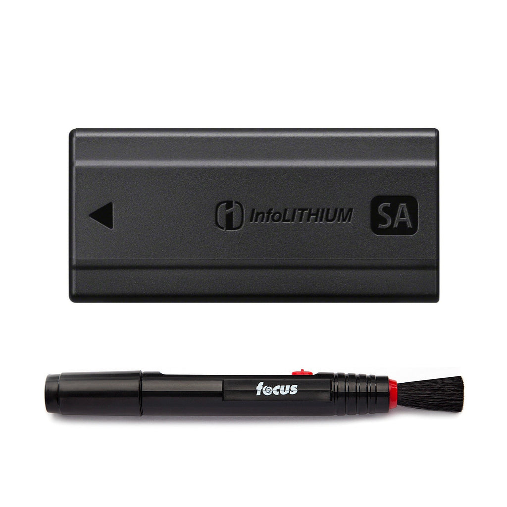 Sony NP-SA100 2670mAh Rechargeable Battery and Lens Cleaning Pen Bundle
