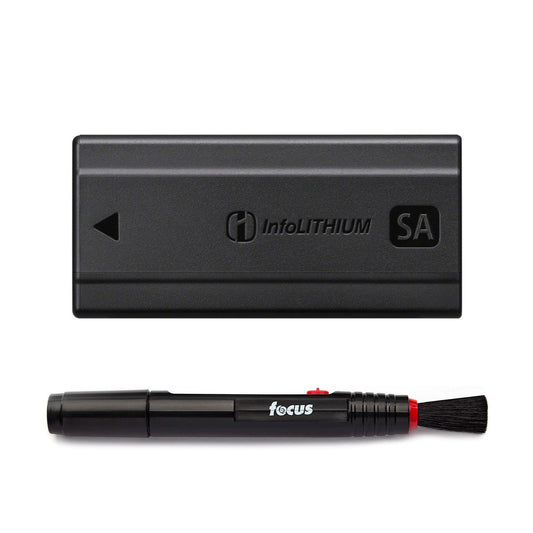 Sony NP-SA100 2670mAh Rechargeable Battery and Lens Cleaning Pen Bundle