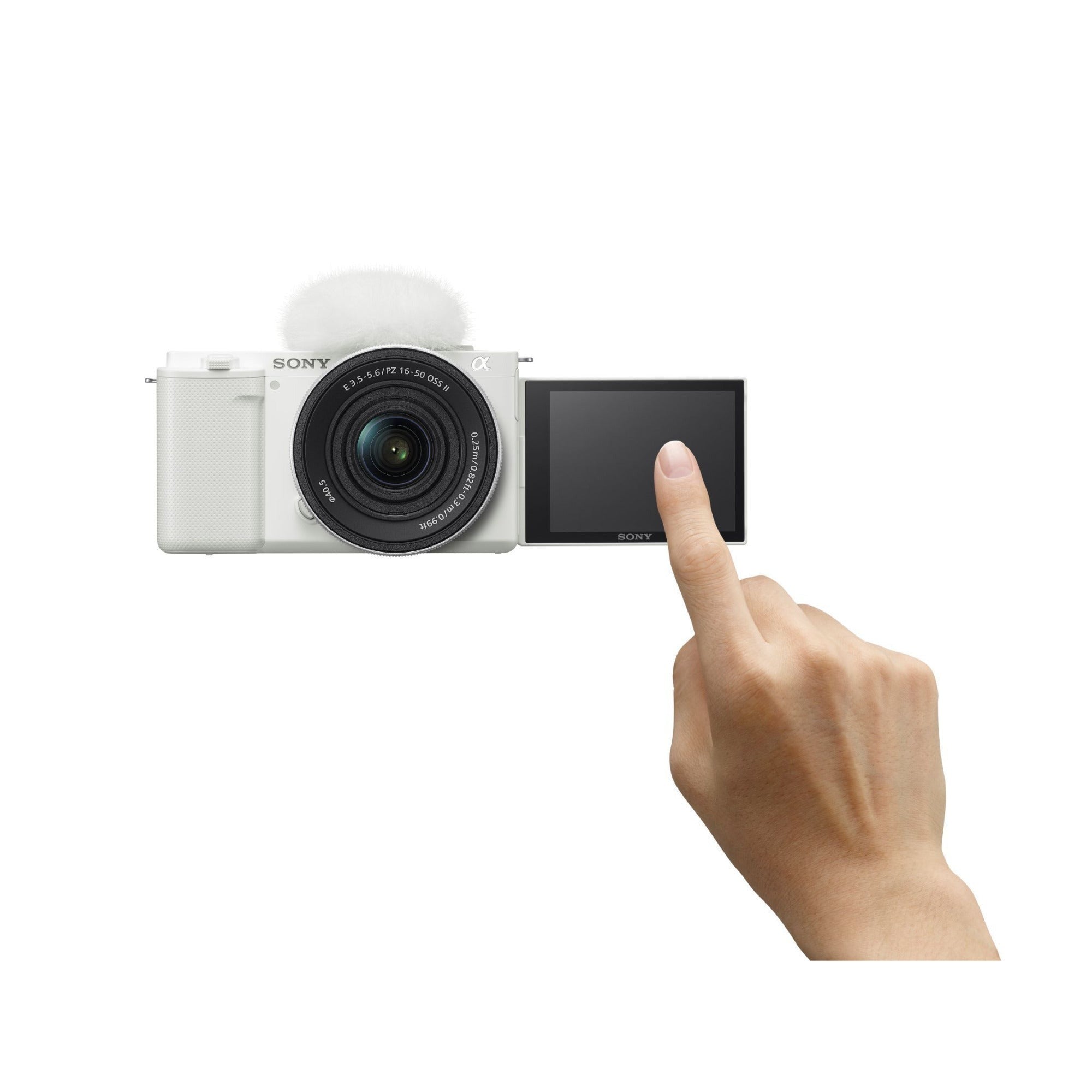 Sony ZV-E10 Mirrorless Camera with E PZ 16-50mm F3.5-5.6 OSS II Lens (White) (Used)