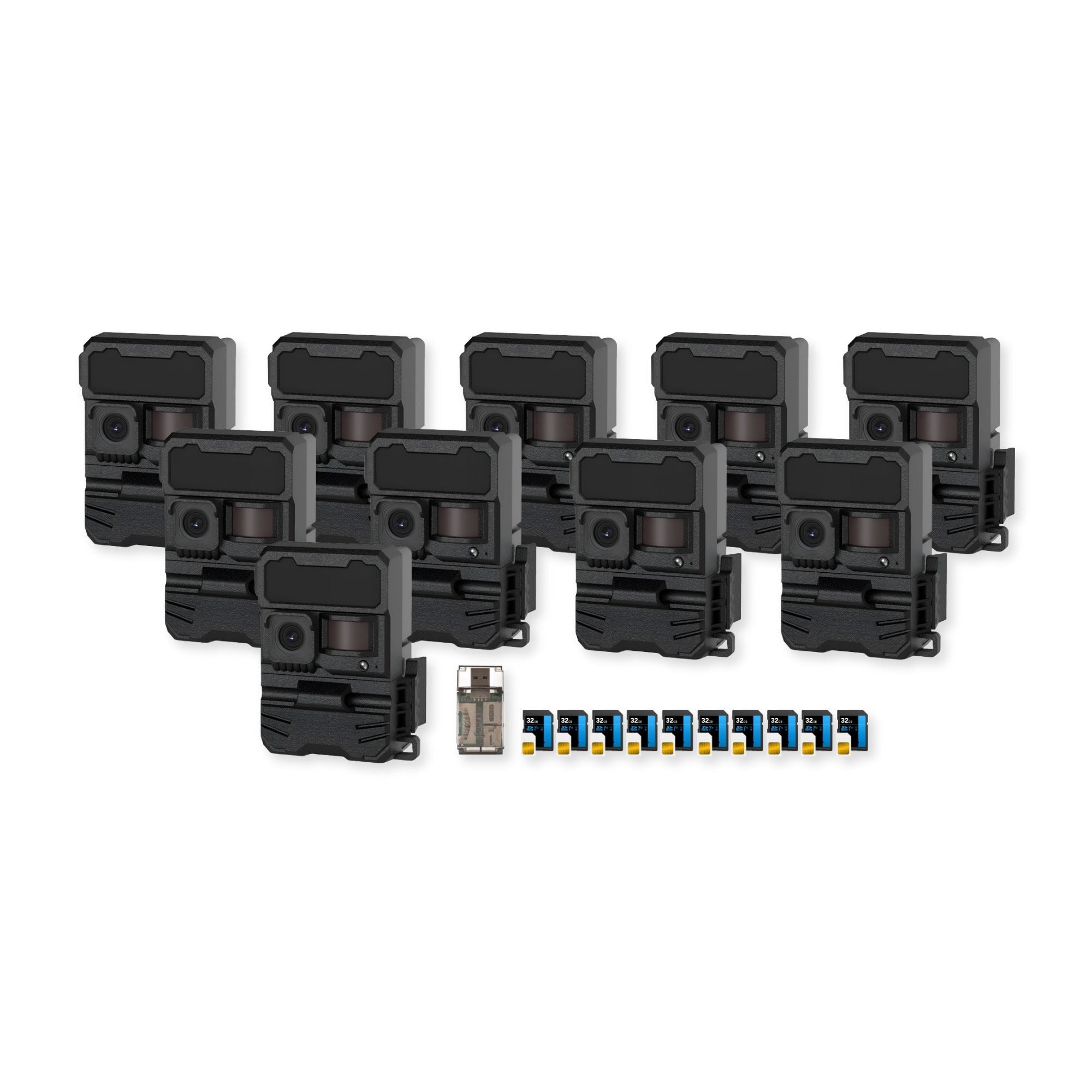 Yellowstone Y2 Black Wide Lens Camera Bundle with Card Reader, and Accessories (10-Pack)