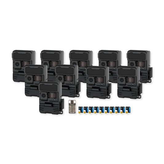 Yellowstone Y2 Black Wide Lens Camera Bundle with Card Reader, and Accessories (10-Pack)