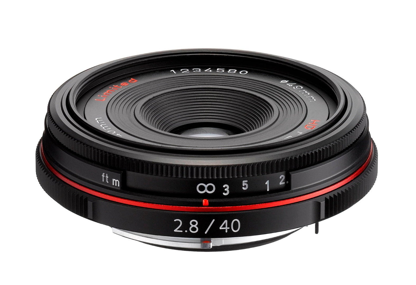 Pentax DA Limited 40mm f2.8 Camera Lens (Black)