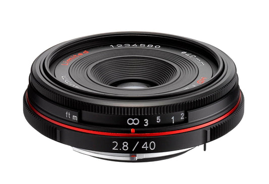 Pentax DA Limited 40mm f2.8 Camera Lens (Black)