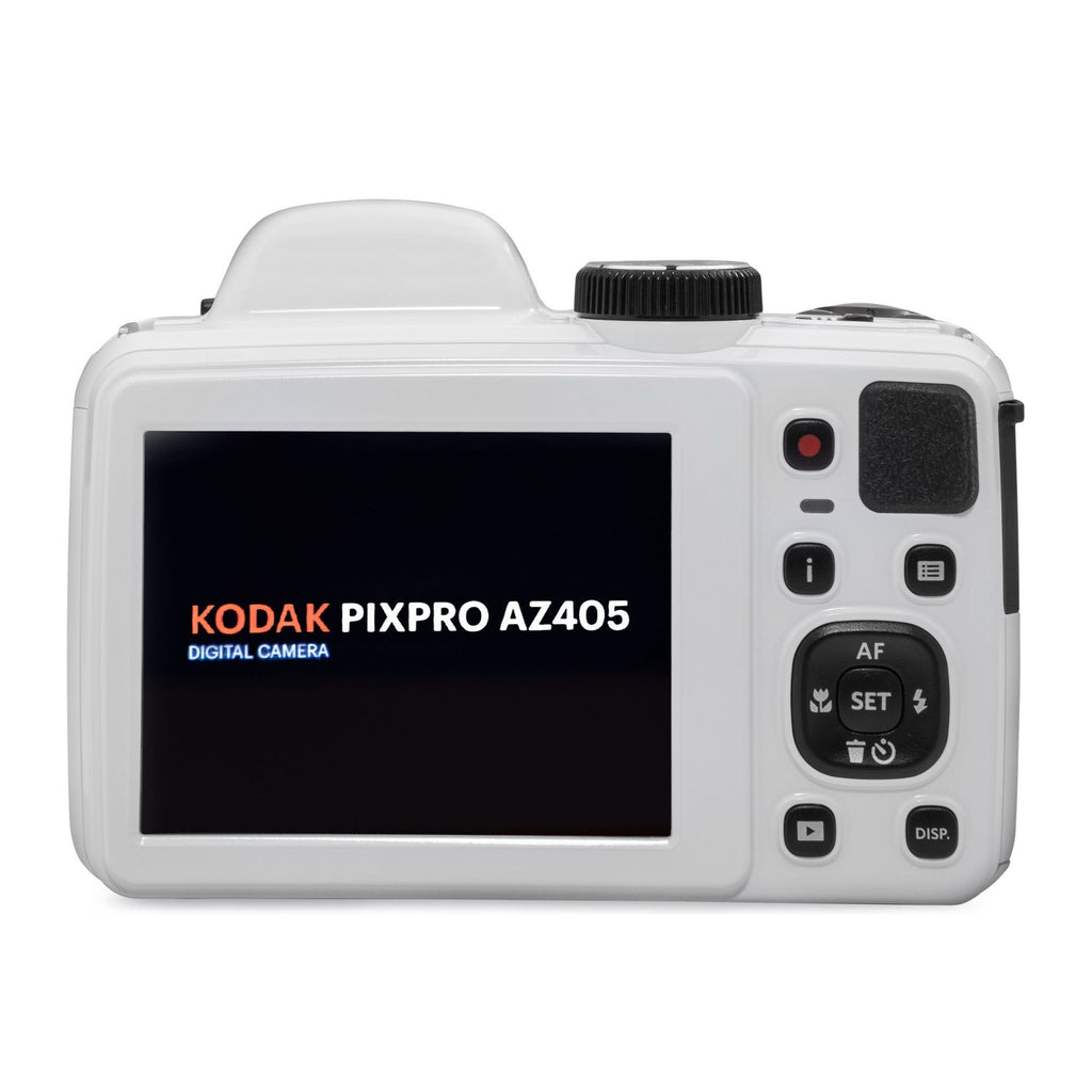 Kodak PIXPRO AZ405 16MP Astro Zoom Digital Camera (White) Bundle with SD Card