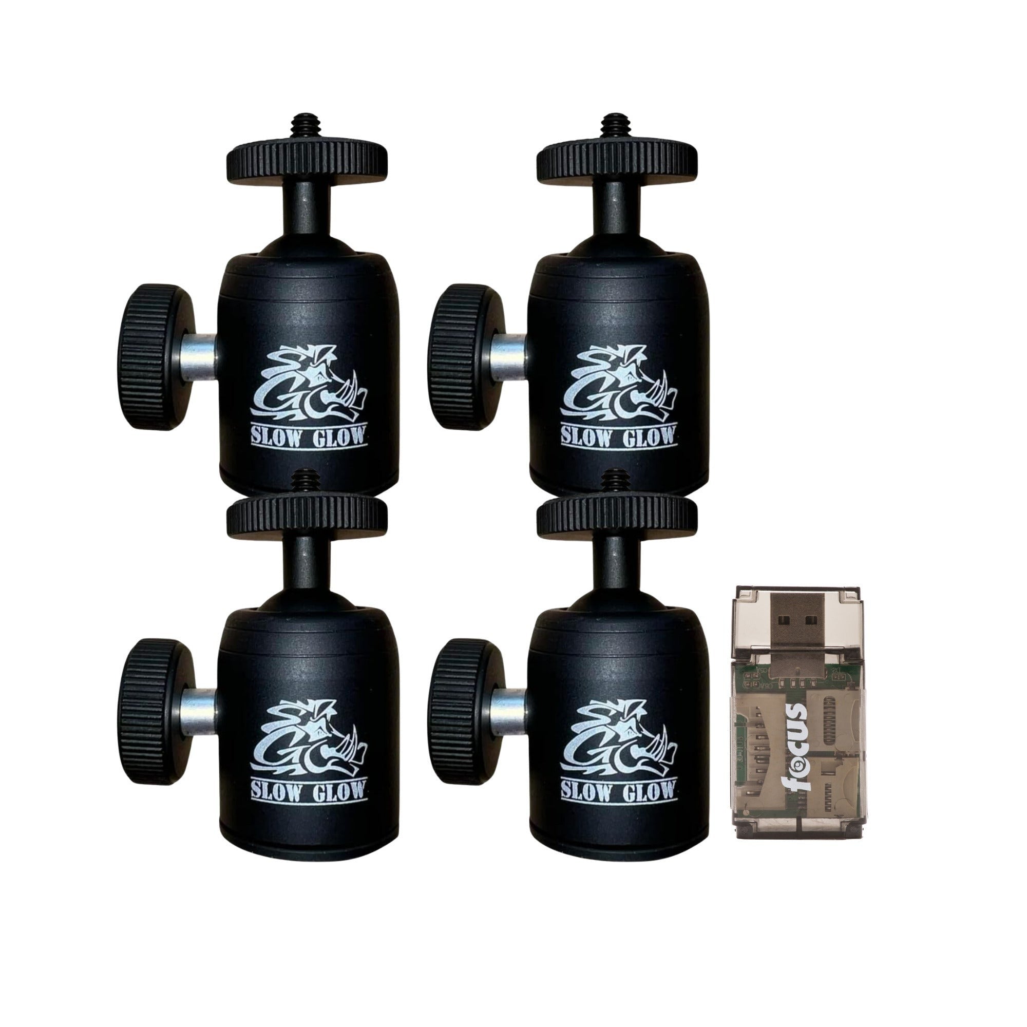 Slow Glow Maverick Infinity Camera Tree Mount with Adjustable Ball Head Bundle