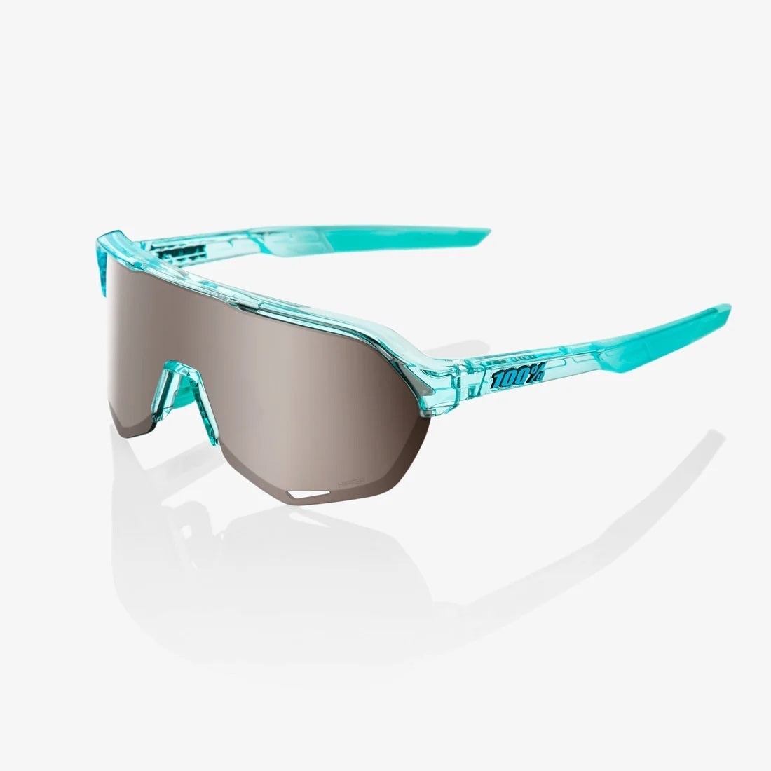 100% S2 Sunglasses Mint Translucent HiPER Lens
