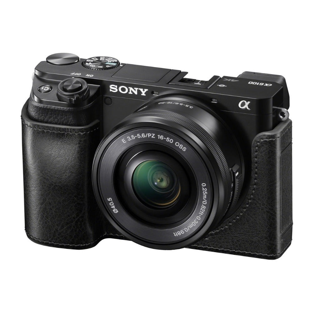 Sony Alpha a6100 APS-C Mirrorless Camera with 16-50mm and 55-210mm Lens Bundle