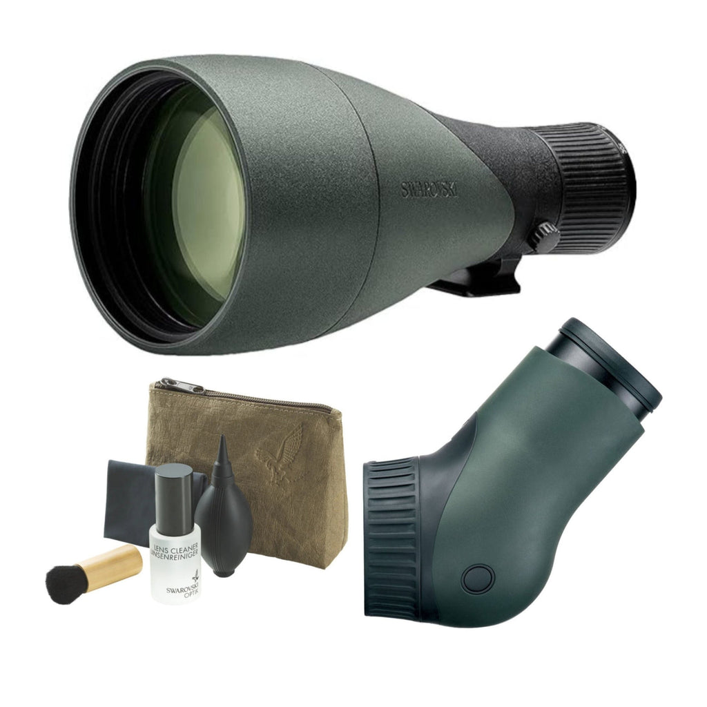 Swarovski ATX Spotting Scope with 115mm modular Objective Cleaning Kit (Angled)