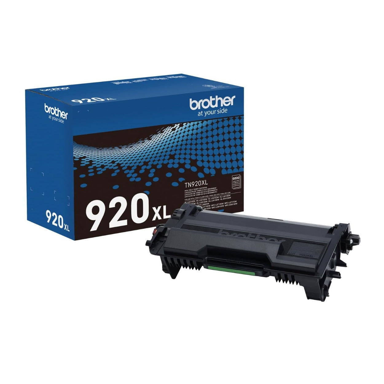 Brother Genuine TN920XL Black High-Yield Toner Cartridge (2-Pack) Bundle