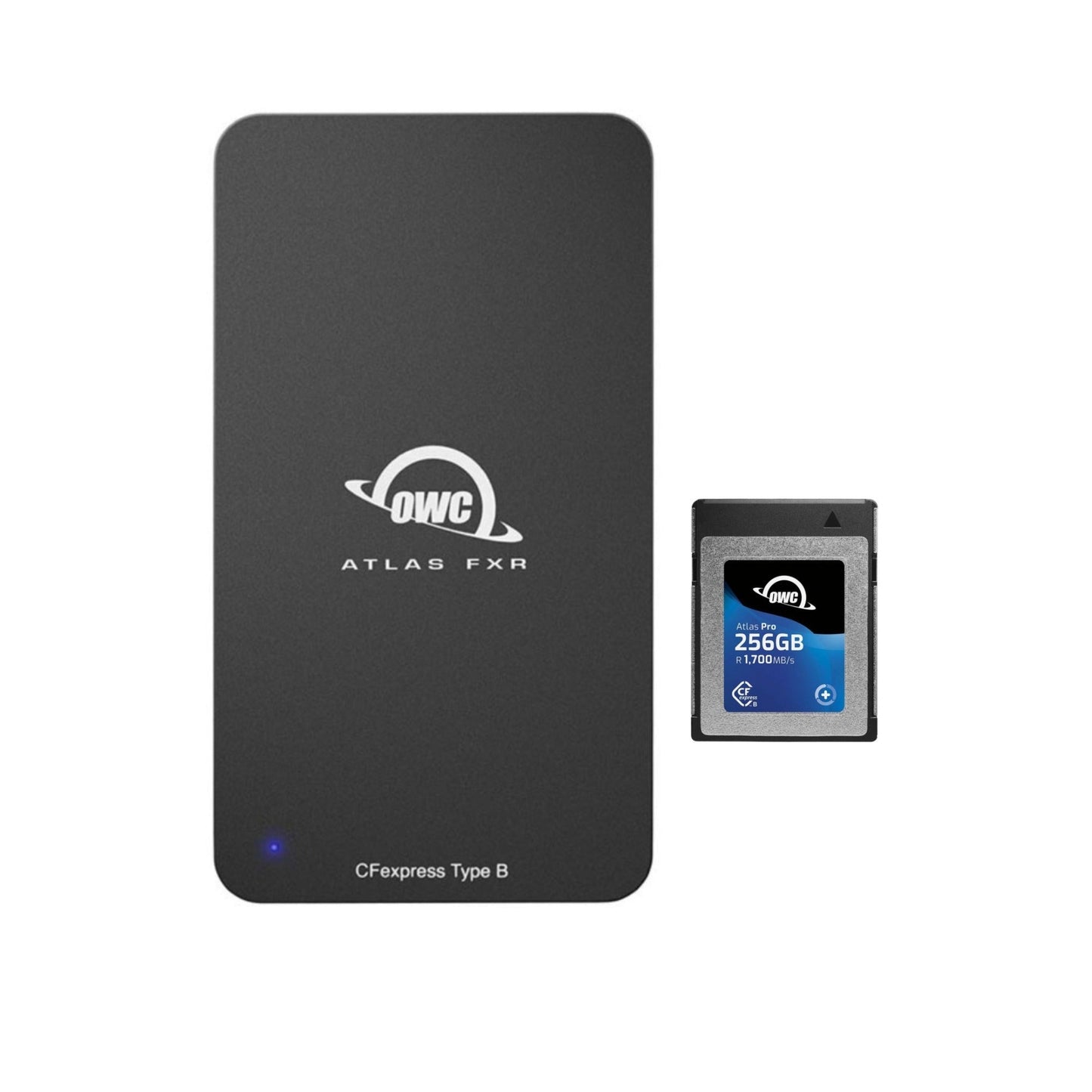 OWC 256GB Atlas Pro CFExpress 2.0 Type B Card with Thunderbolt (USB-C) with USB 3.2 CFExpress Reader