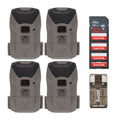 Wildgame Innovations Wraith 2.0 Lightsout Trail Camera with 40 Infrared LEDs (4-Pack) Bundle