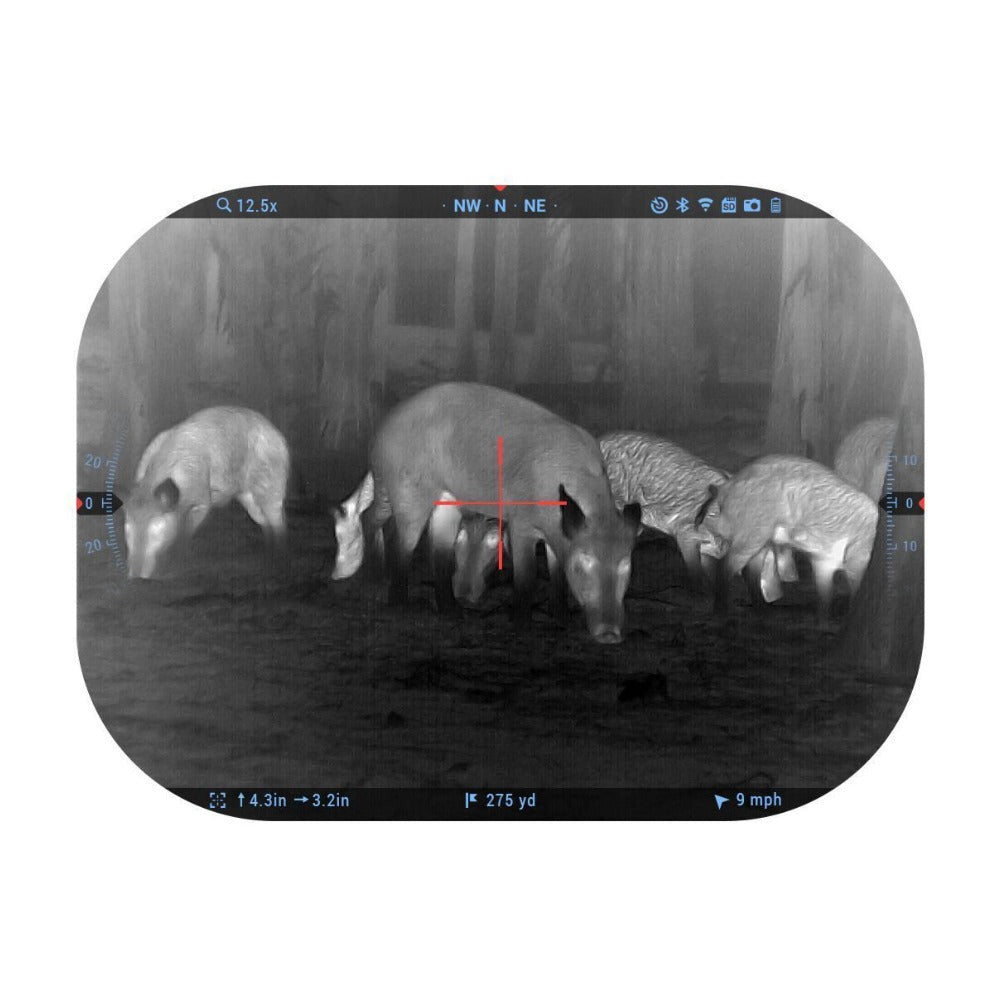 ATN ThOR 5 LRF 3-12x 320x240 Smart HD Thermal Rifle Scope Bundle