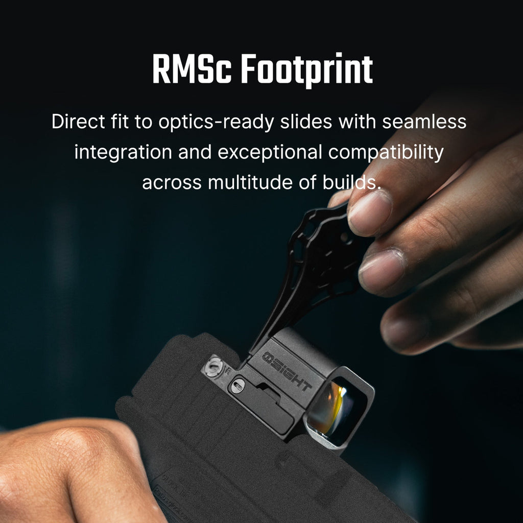 Osight SE 2 MOA Red Dot and 32 MOA Circle Sight with Parallax-free Performance