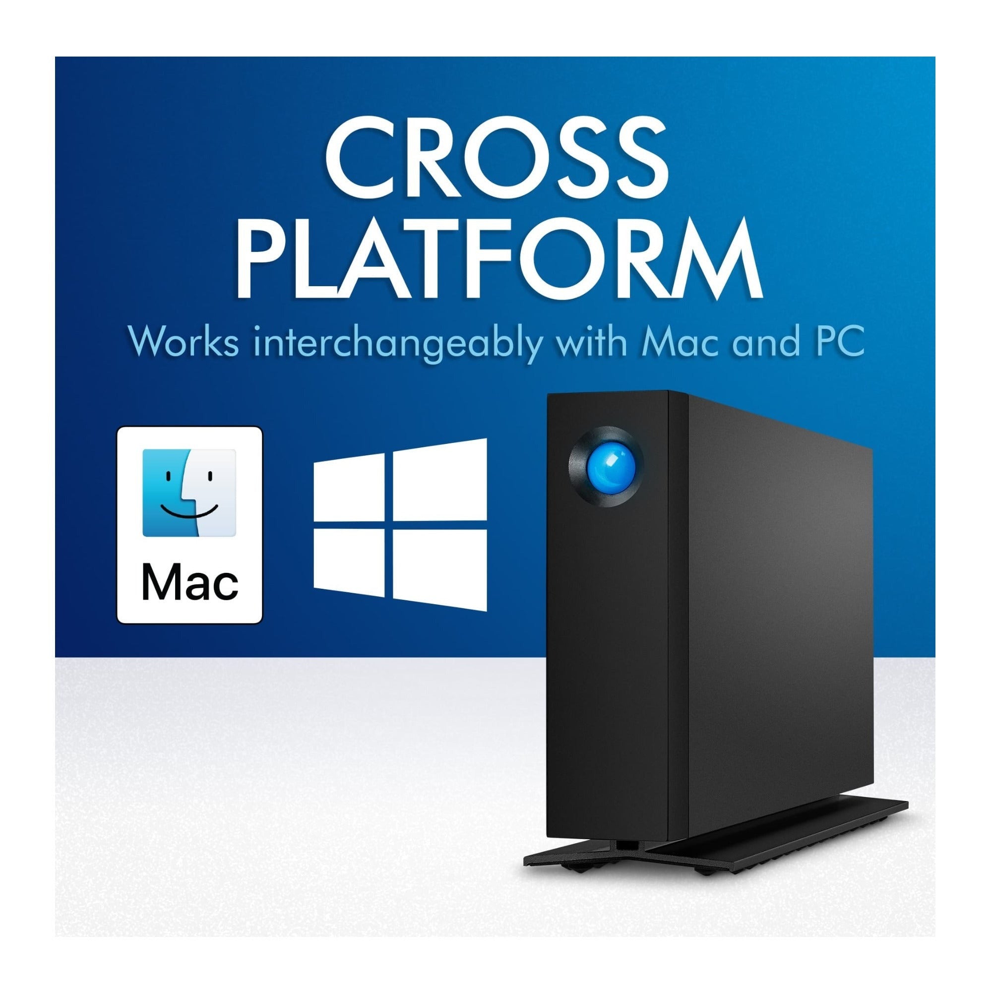 LaCie d2 Professional 8TB USB 3.1 Type-C External Desktop Hard Drive Bundle