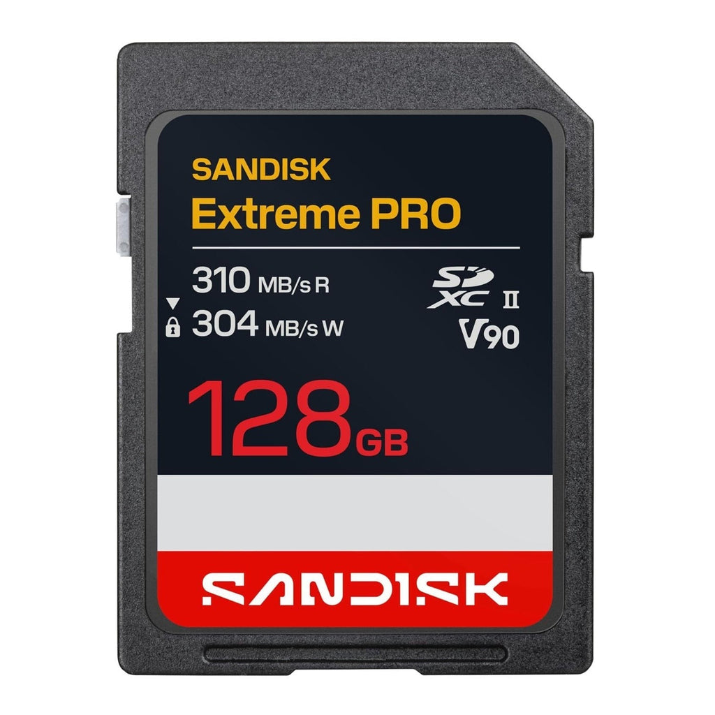 SanDisk 128GB Extreme PRO UHS-II V90 SDXC Memory Card
