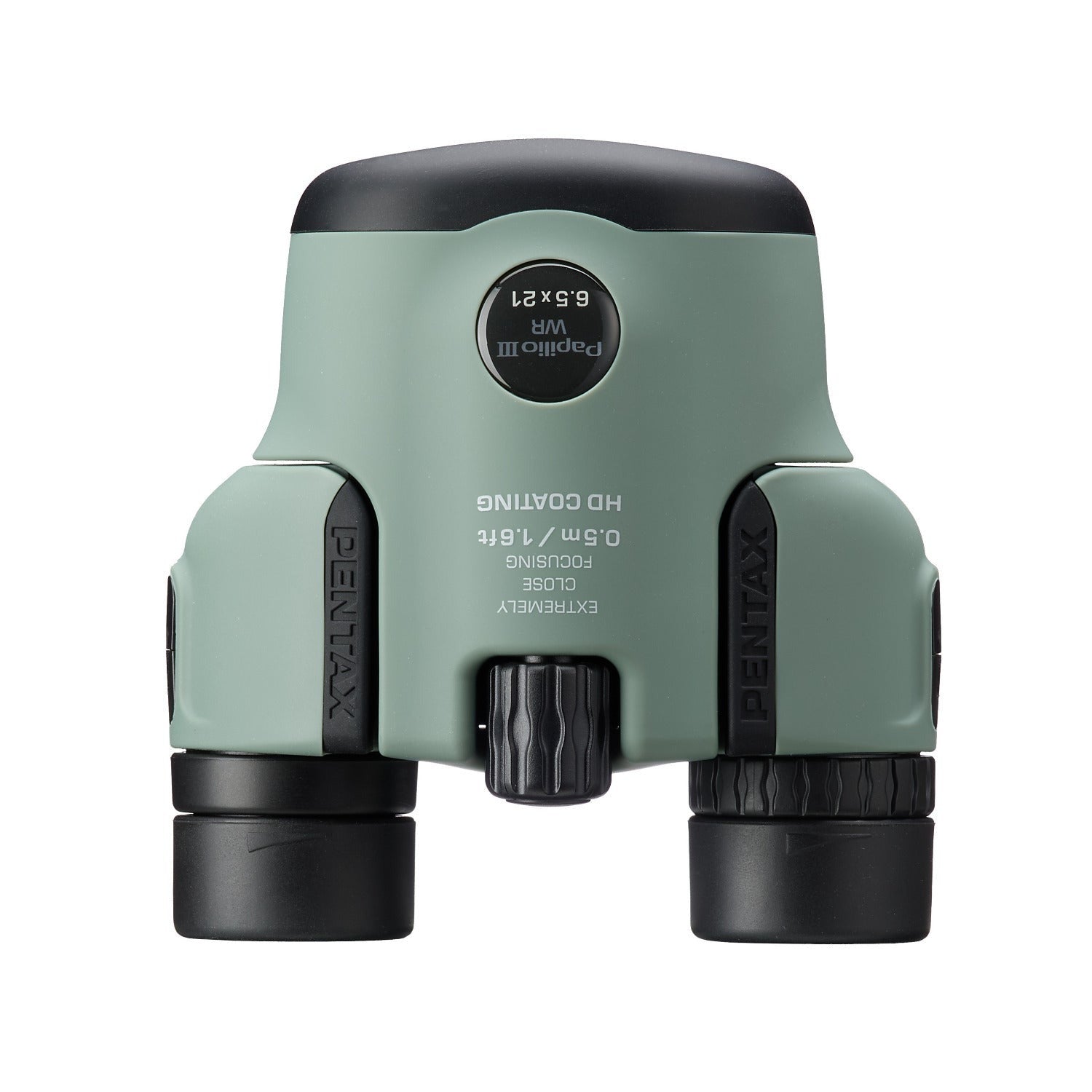 Pentax Papilio III 6.5x21 WR Binoculars with HD Coating 50cm Close Focus (Olive)