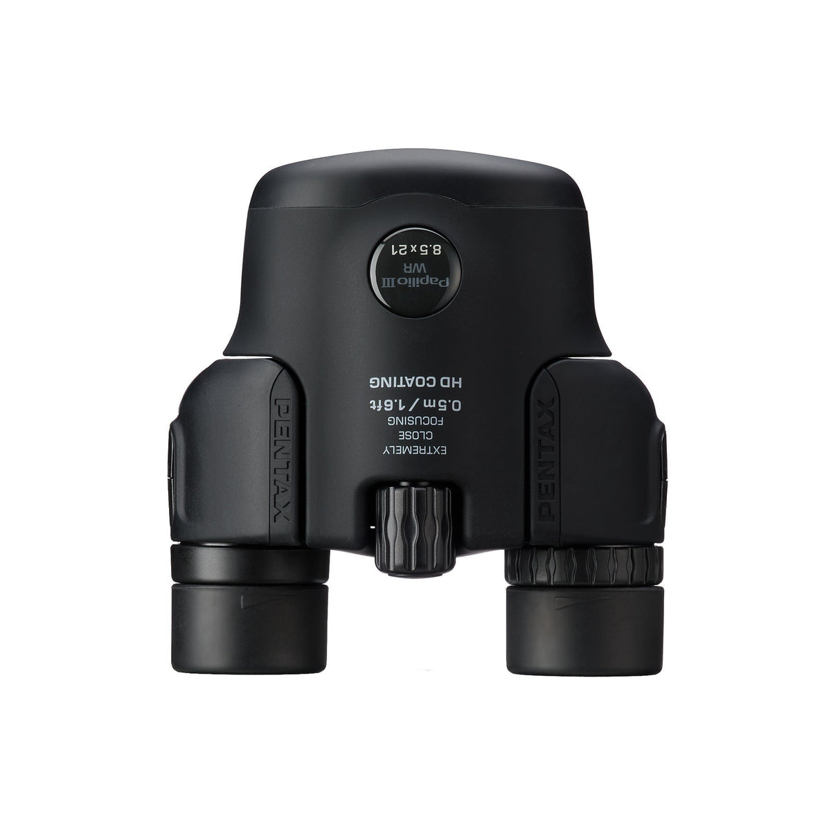 Pentax Papilio III 8.5x21 WR Binoculars with HD Coated 50cm Close Focus (Black)
