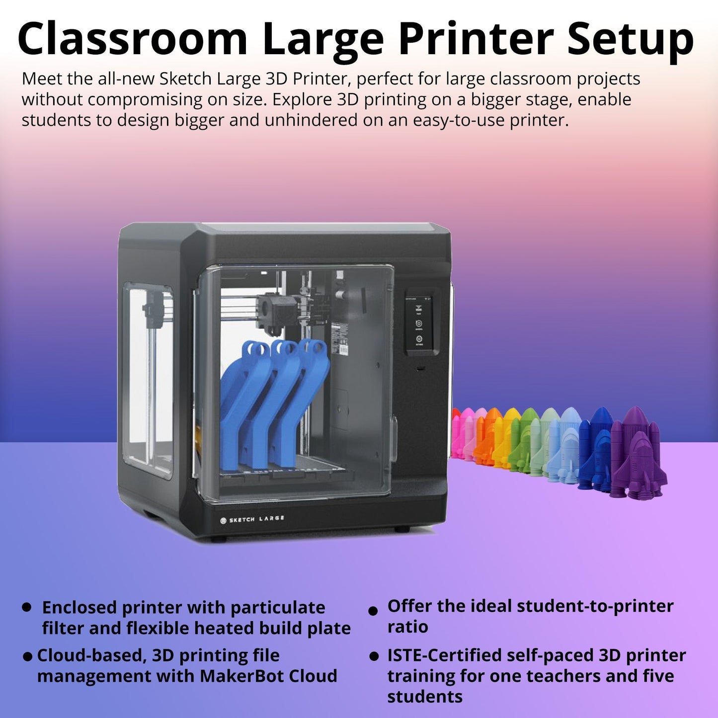 MakerBot Sketch 3D Printer with Fused Deposition Modelling Print (2-Pack)
