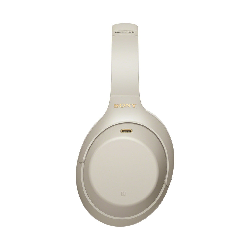 Sony WH-1000XM4 Wireless Noise Canceling Over-Ear Headphones (Silver) (Used)