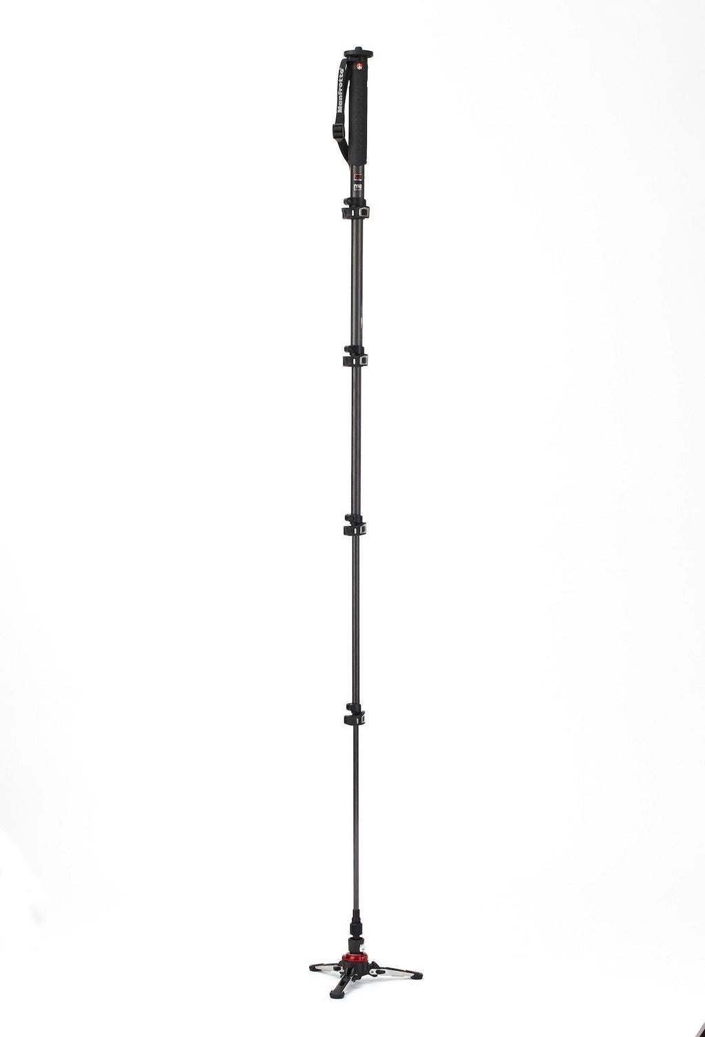 Manfrotto XPRO Monopod+ 5 Section Carbon Fiber Monopod with Fluid Base