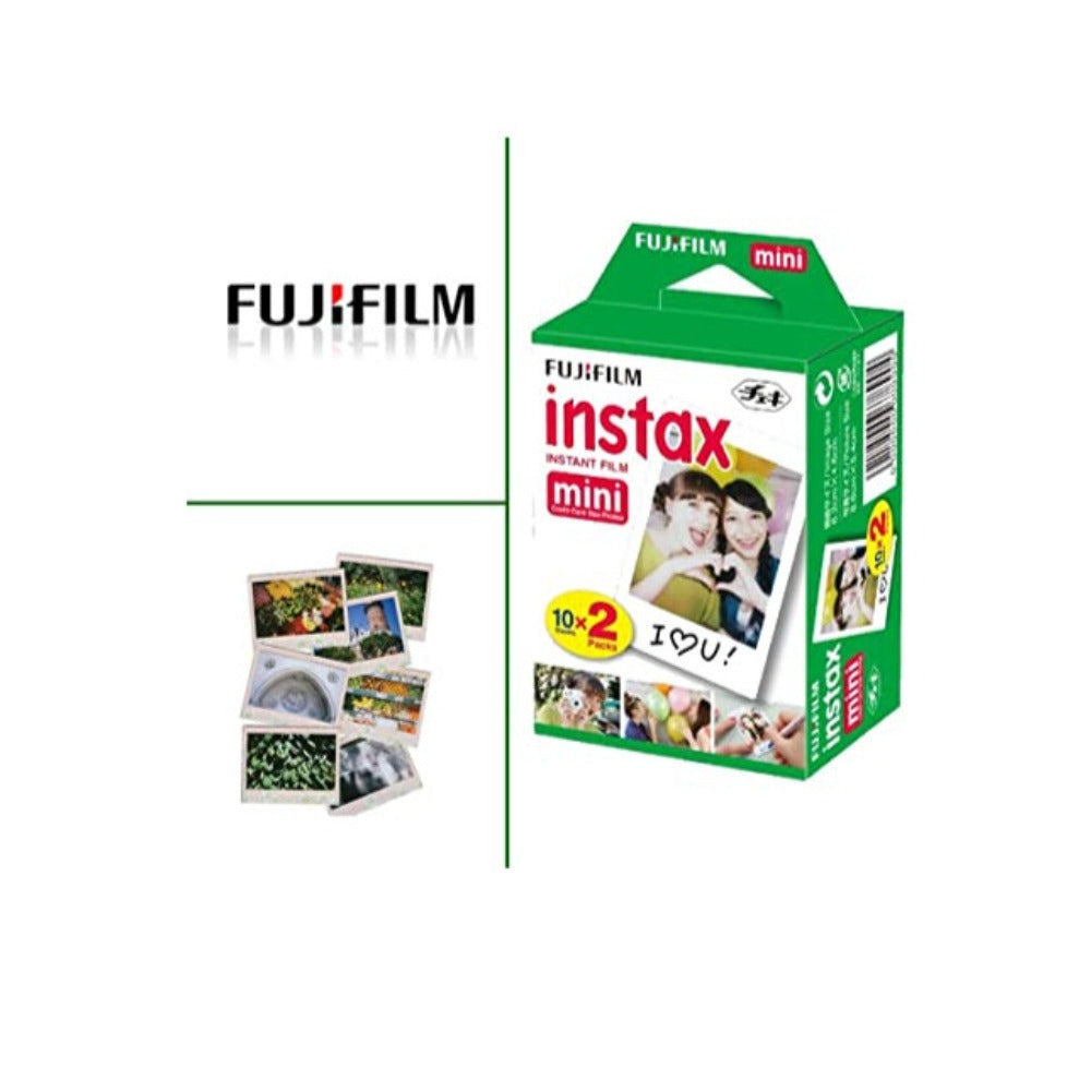 Fujifilm Instax Mini Link 2 Smartphone Printer (Space Blue), Mini Film 40 Sheets