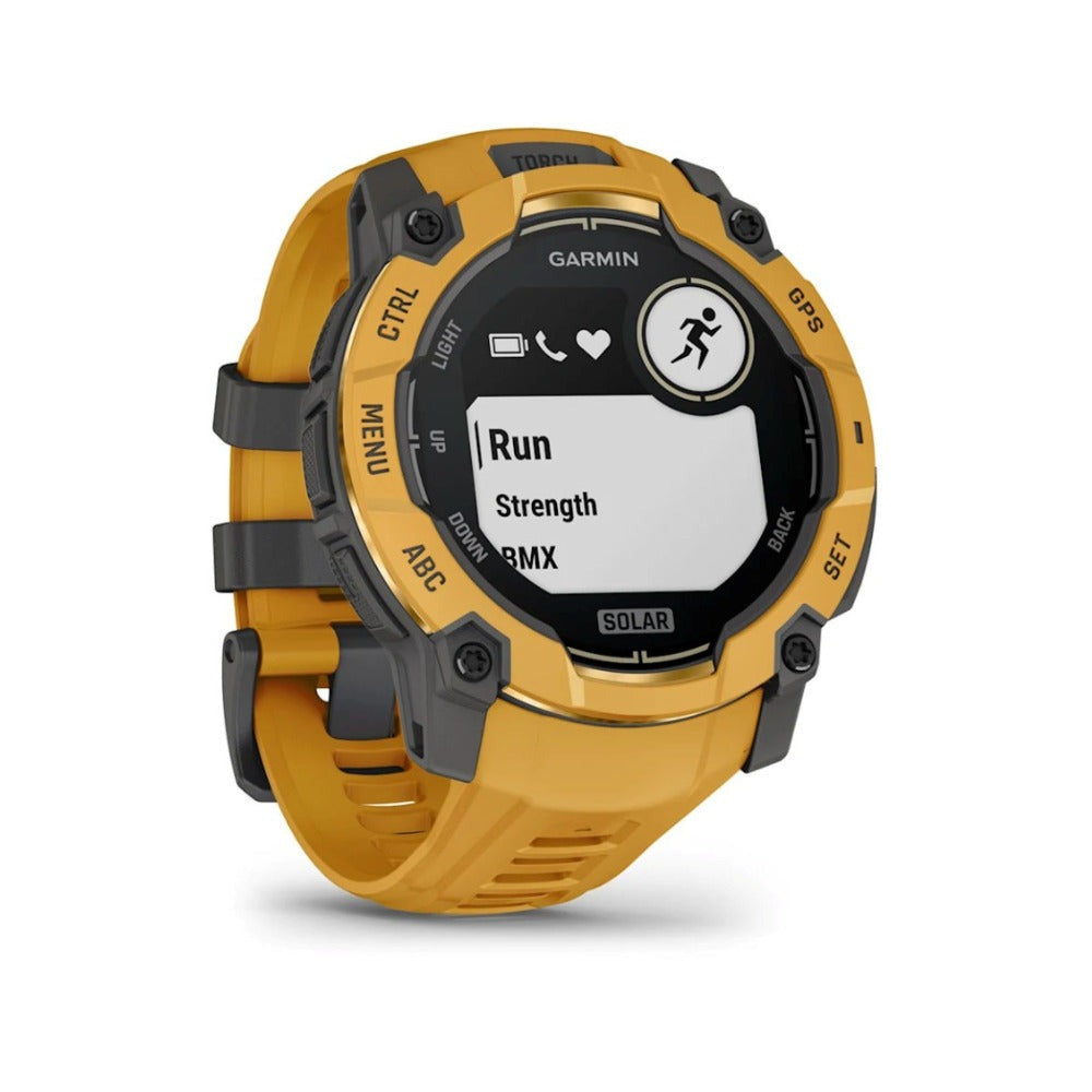 Garmin Instinct 3 50mm Solar GPS Smartwatch (Sunburst, Limited Edition)