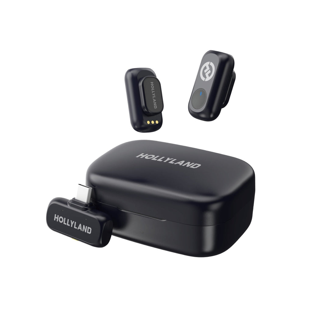 Hollyland Lyra UHD 4K Webcam Streaming Bundle with LARK A1 Wireless Mic (Black)