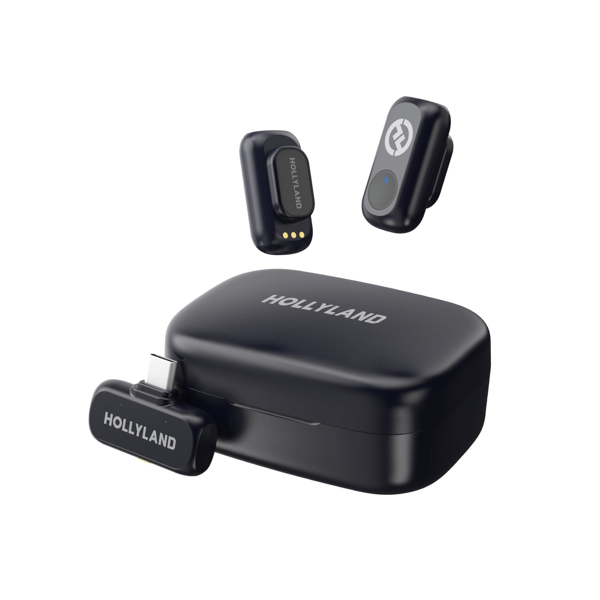 Hollyland Lyra UHD 4K Webcam Streaming Bundle with LARK A1 Wireless Mic (Black)