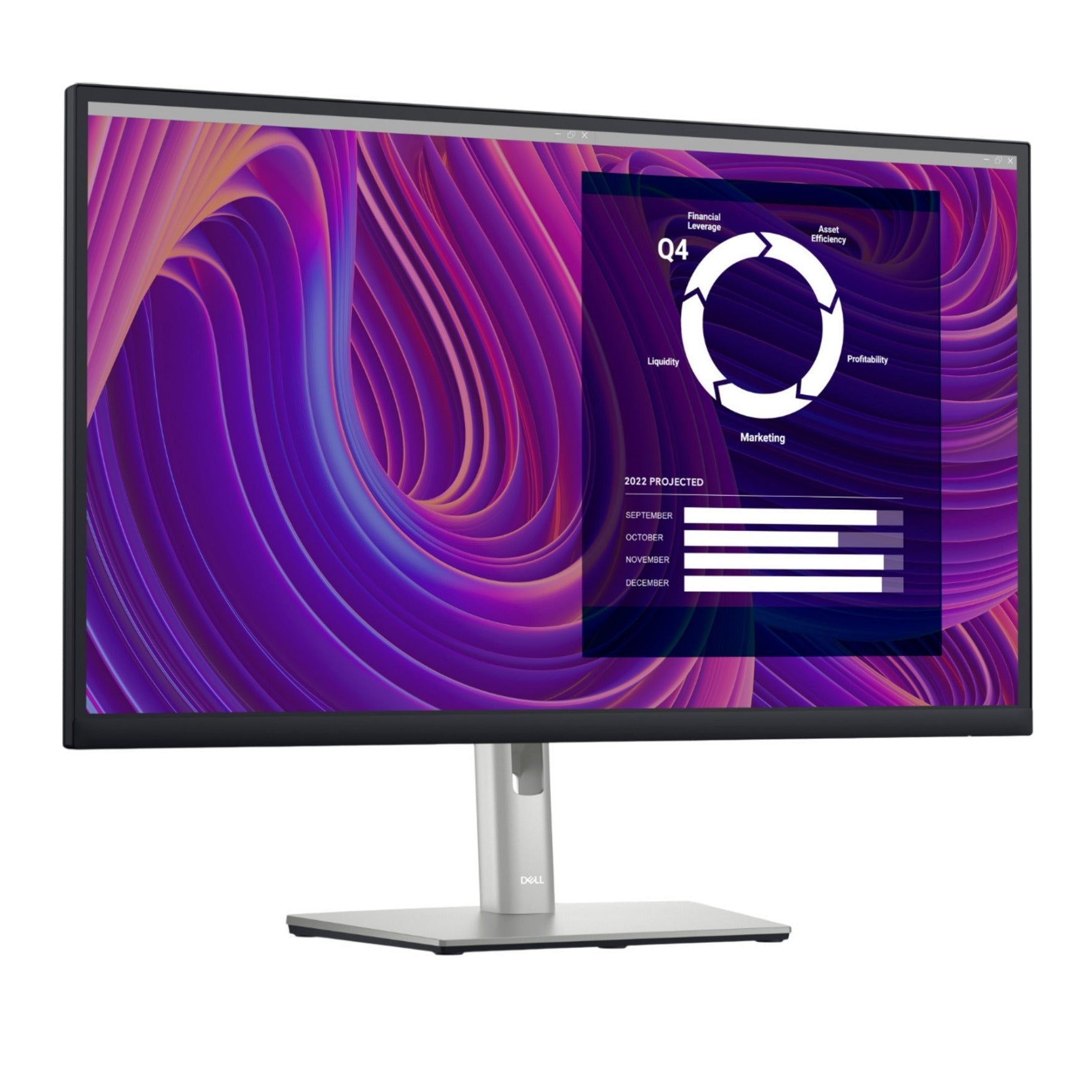 Dell P2723D 27 Inch QHD 1440p LED Backlit LCD Black Monitor with IPS Panel (Used)