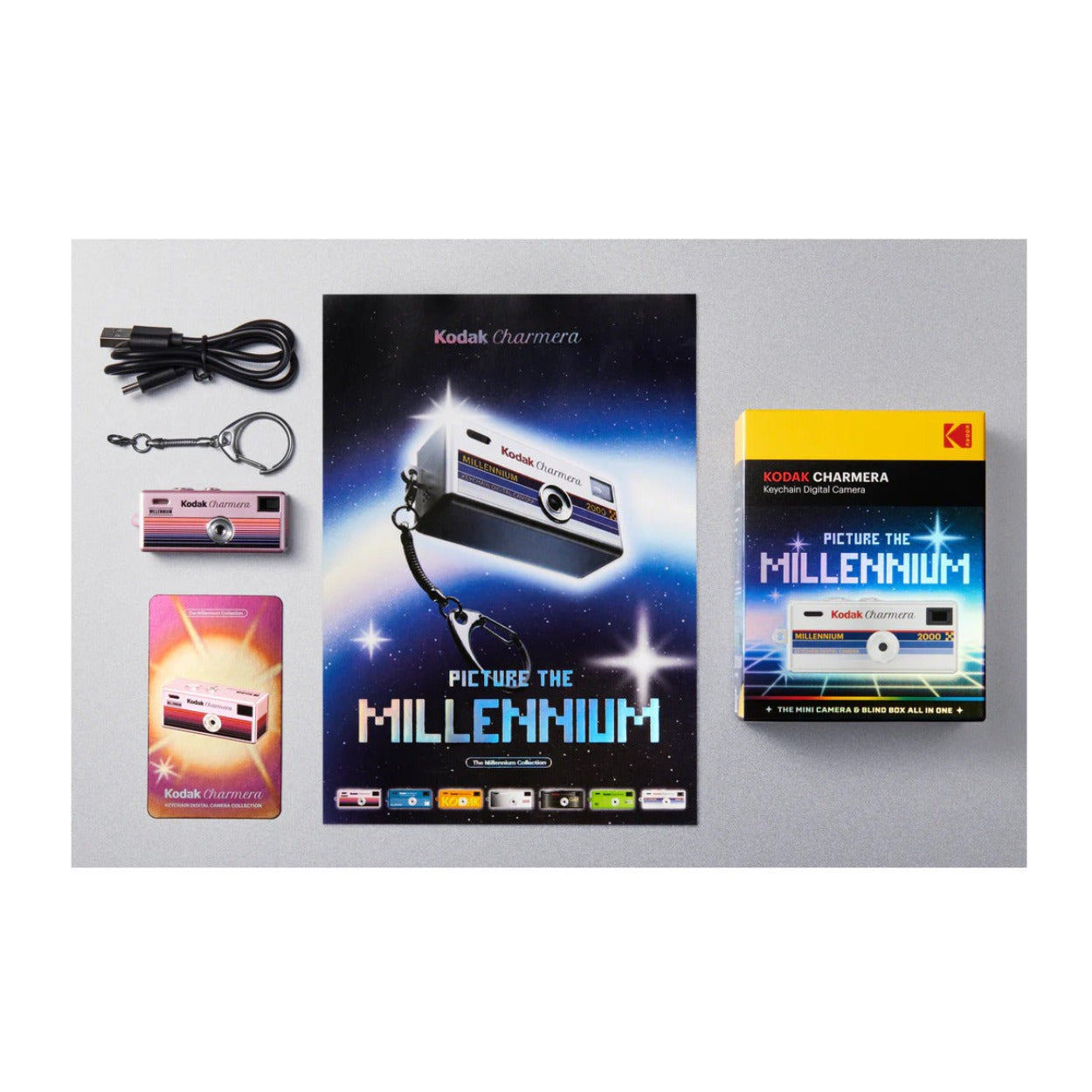 Kodak Charmera Millenium Edition Keychain Digital Camera with 35mm F2.4 Lens (Single Blind Box)