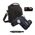 Nikon 4x10D CF Pocket Binoculars (Dark Navy) with Bag and Accessories Bundle